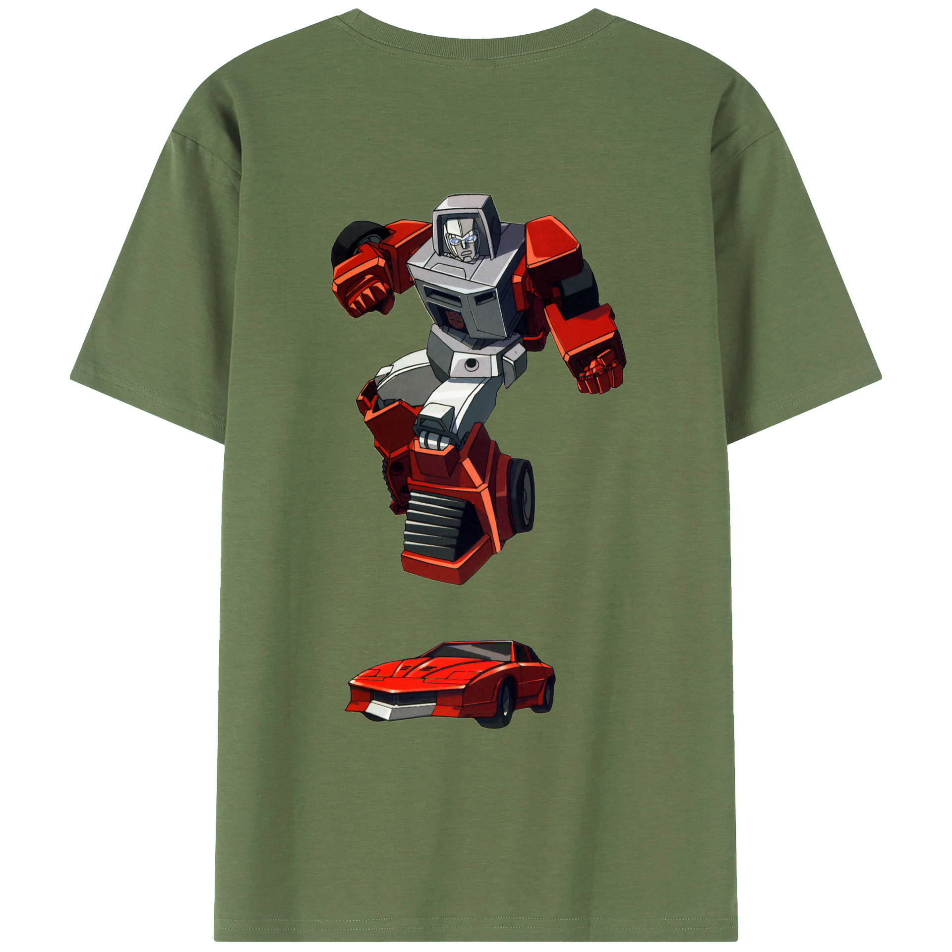 （画像用）  綿100％ メンズ半袖Tシャツ（バックプリント） 通気性